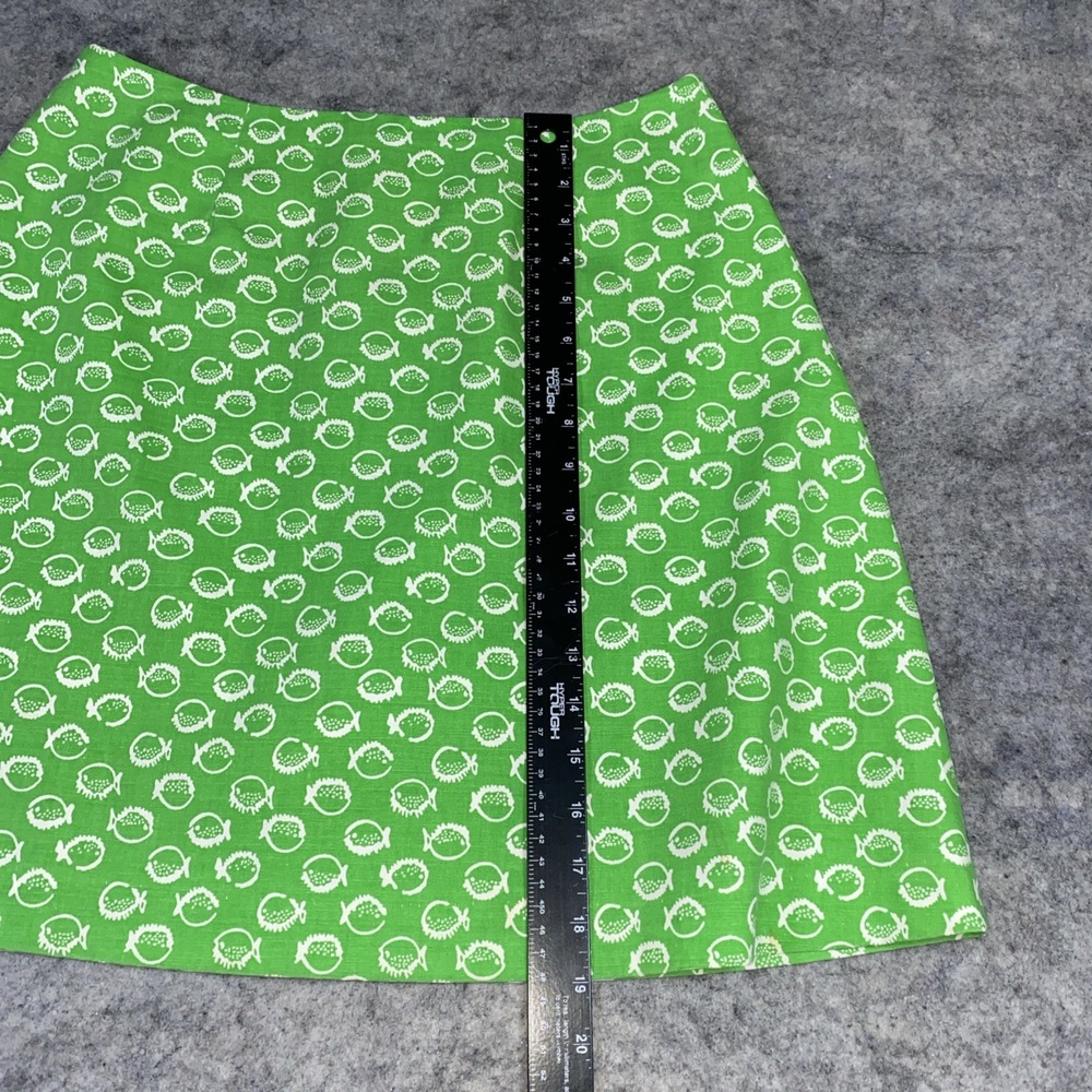 Green Patterned Women's Skort - Picture 6 of 10